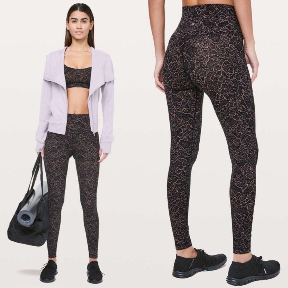 lululemon | Align Pant *Full Length Lacescape Spanish Rose